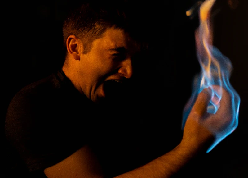 Hand on Fire