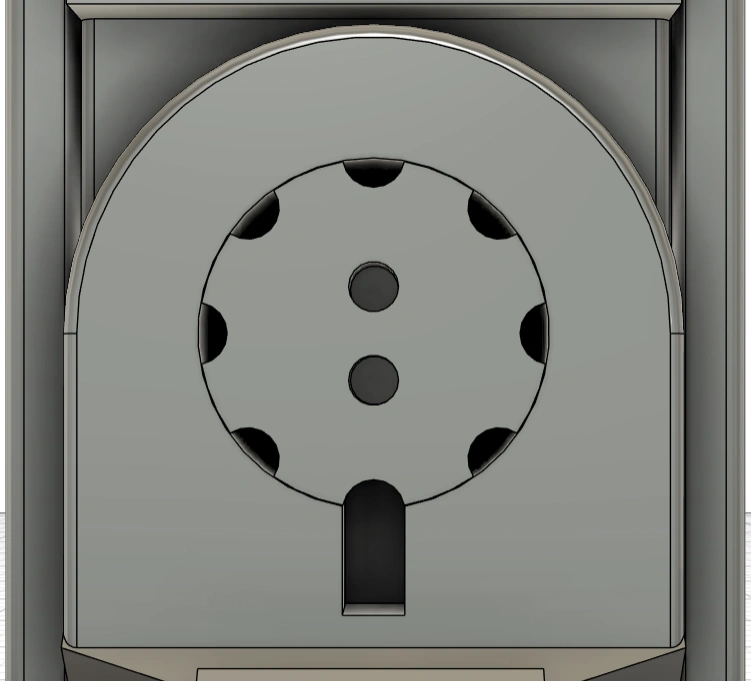 Detent Mechanism Cross Section